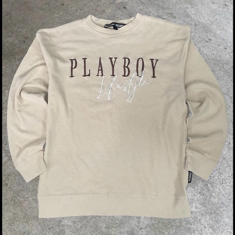Missguided PlayBoy Crewneck Sweater